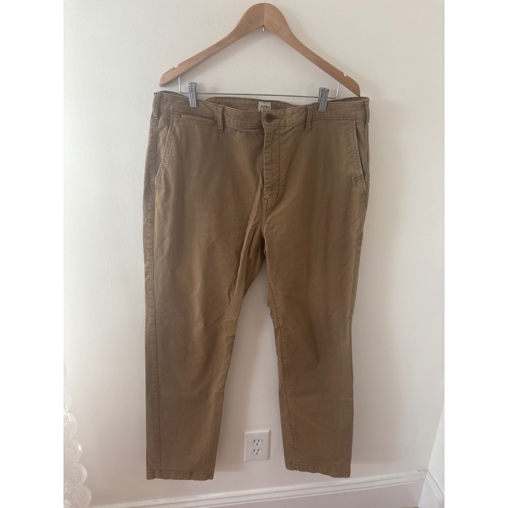 Flint and Tinder Chinos Khaki Tan Straight Leg Pants Mens 38 x 32‎